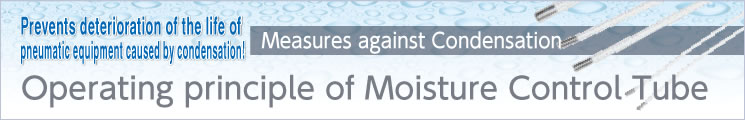 Operating principle of Moisture Control Tube Operating principle of Moisture Control Tube